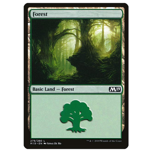 Magic The Gathering - Core Set 2019 - Forest - 279/280