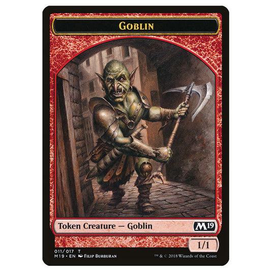 Magic The Gathering - Core Set 2019 - Goblin (Token) - 11/17
