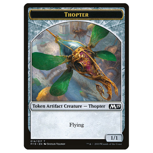Magic The Gathering - Core Set 2019 - Thopter (Token) - 14/17