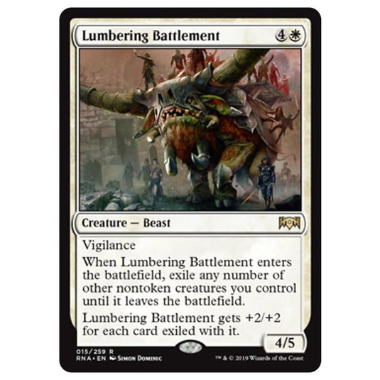 Magic The Gathering - Ravnica Allegiance - Lumbering Battlement - 15/259