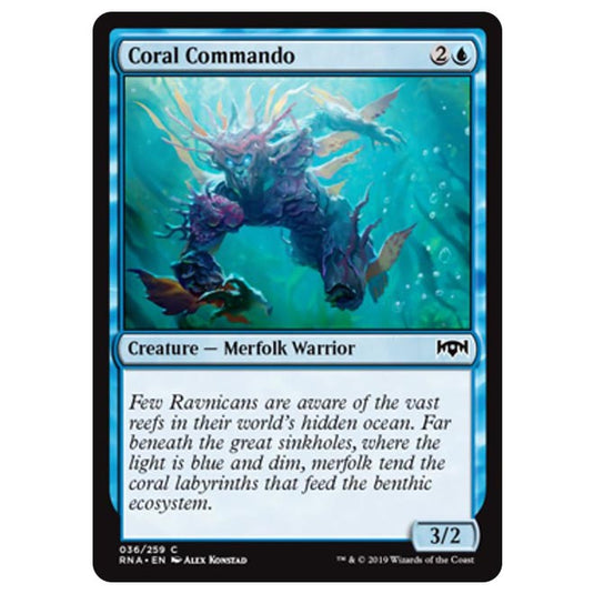 Magic The Gathering - Ravnica Allegiance - Coral Commando - 36/259