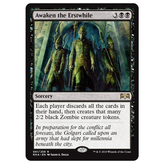 Magic The Gathering - Ravnica Allegiance - Awaken the Erstwhile - 61/259