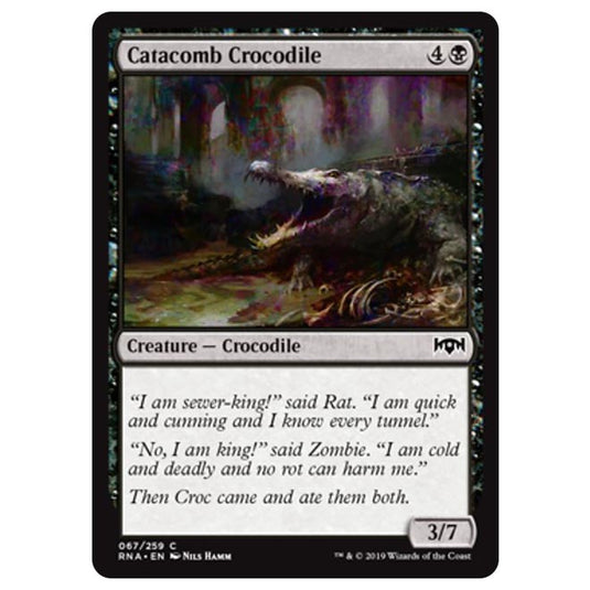 Magic The Gathering - Ravnica Allegiance - Catacomb Crocodile - 67/259