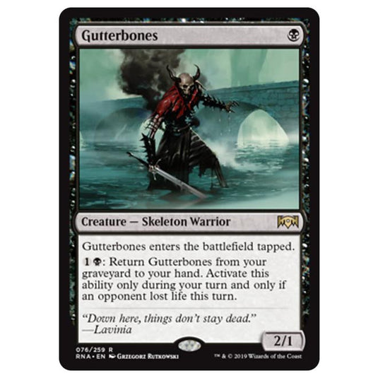 Magic The Gathering - Ravnica Allegiance - Gutterbones - 76/259