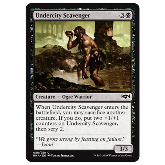 Magic The Gathering - Ravnica Allegiance - Undercity Scavenger - 88/259