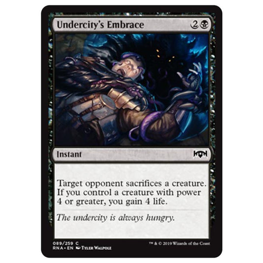 Magic The Gathering - Ravnica Allegiance - Undercity's Embrace - 89/259