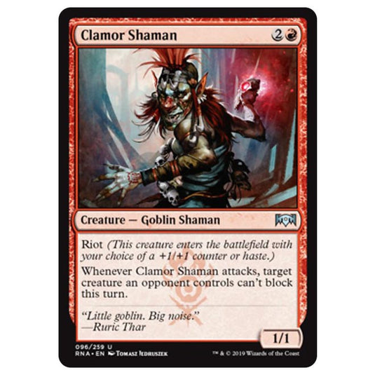 Magic The Gathering - Ravnica Allegiance - Clamor Shaman - 96/259