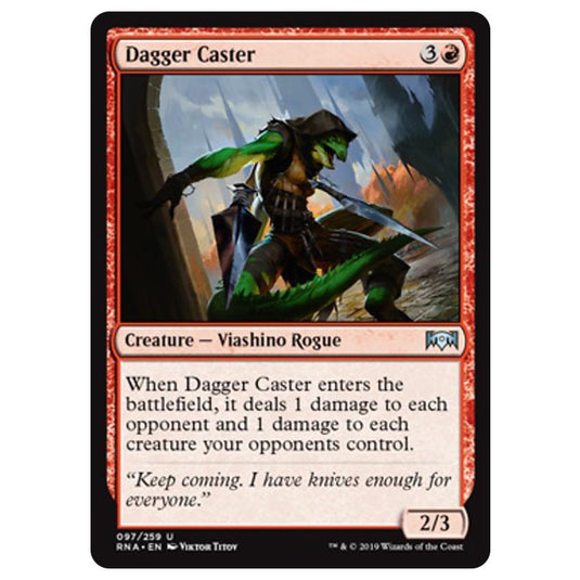 Magic The Gathering - Ravnica Allegiance - Dagger Caster - 97/259