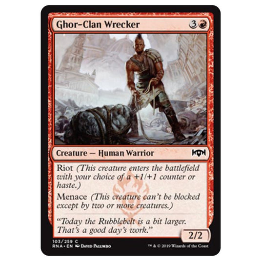 Magic The Gathering - Ravnica Allegiance - Ghor-Clan Wrecker - 103/259