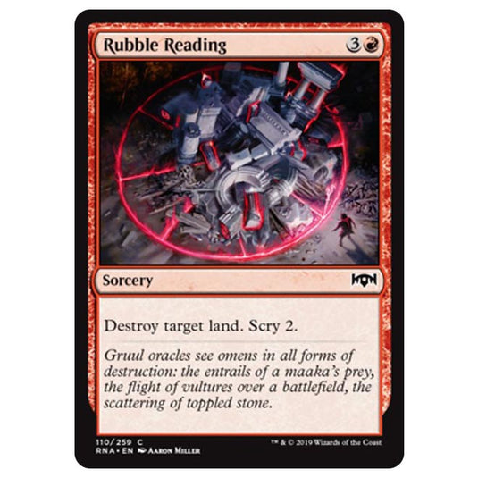 Magic The Gathering - Ravnica Allegiance - Rubble Reading - 110/259