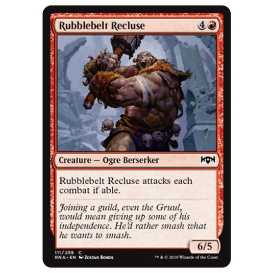 Magic The Gathering - Ravnica Allegiance - Rubblebelt Recluse - 111/259