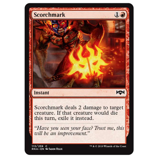 Magic The Gathering - Ravnica Allegiance - Scorchmark - 113/259