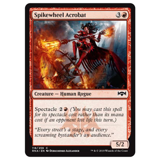 Magic The Gathering - Ravnica Allegiance - Spikewheel Acrobat - 118/259