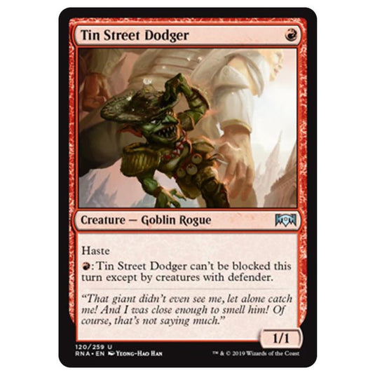 Magic The Gathering - Ravnica Allegiance - Tin Street Dodger - 120/259