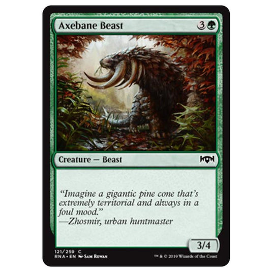 Magic The Gathering - Ravnica Allegiance - Axebane Beast - 121/259