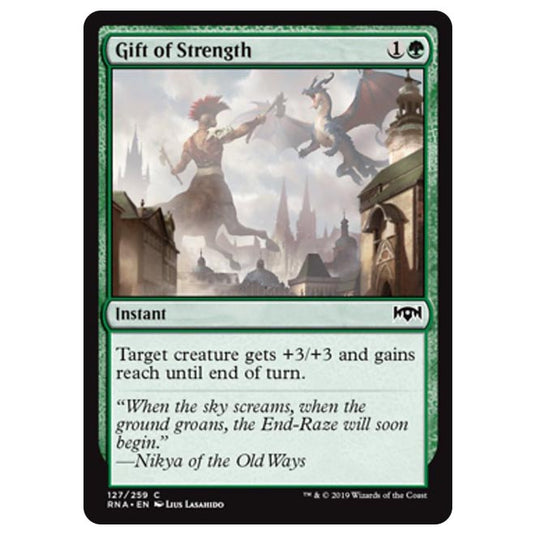 Magic The Gathering - Ravnica Allegiance - Gift of Strength - 127/259