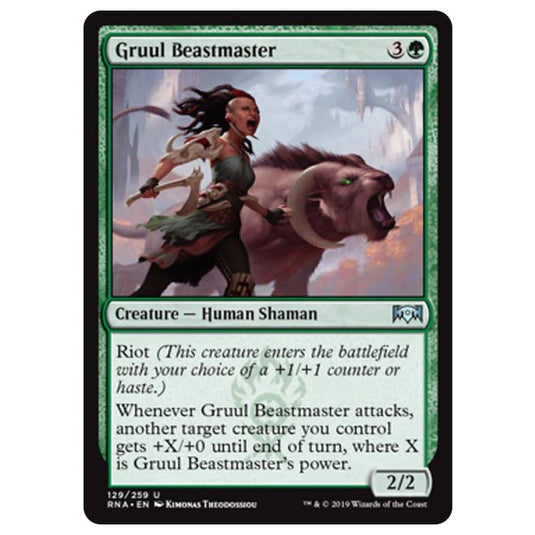 Magic The Gathering - Ravnica Allegiance - Gruul Beastmaster - 129/259