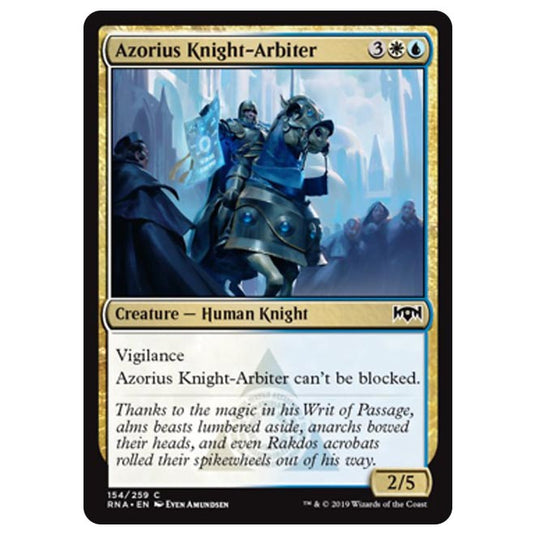 Magic The Gathering - Ravnica Allegiance - Azorius Knight-Arbiter - 154/259