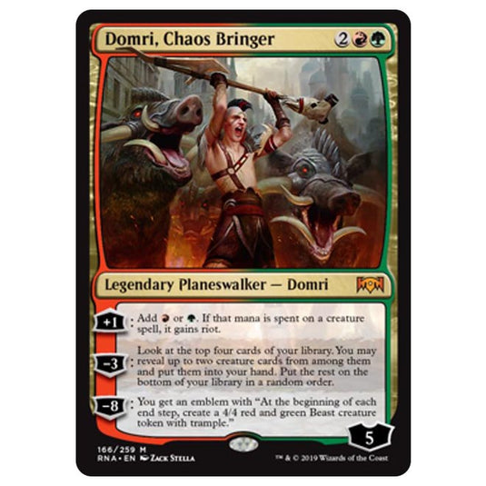 Magic The Gathering - Ravnica Allegiance - Domri, Chaos Bringer - 166/259