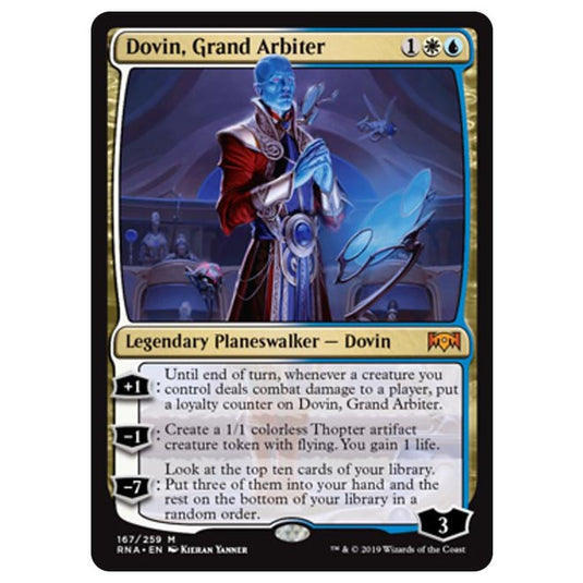 Magic The Gathering - Ravnica Allegiance - Dovin, Grand Arbiter - 167/259