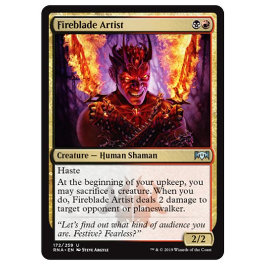 Magic The Gathering - Ravnica Allegiance - Fireblade Artist - 172/259