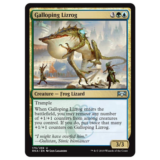 Magic The Gathering - Ravnica Allegiance - Galloping Lizrog - 175/259