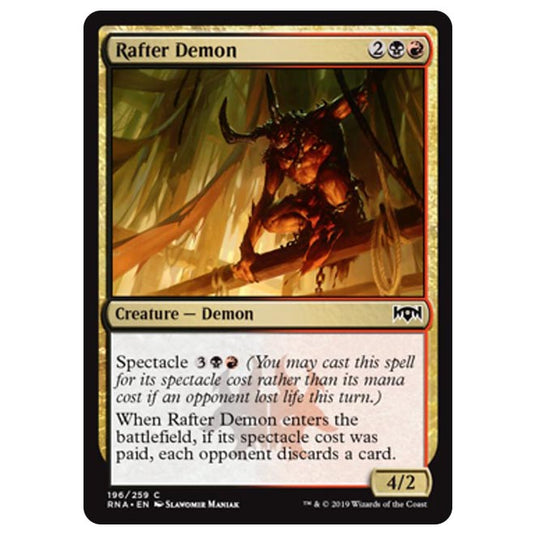 Magic The Gathering - Ravnica Allegiance - Rafter Demon - 196/259