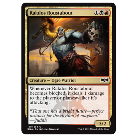 Magic The Gathering - Ravnica Allegiance - Rakdos Roustabout - 198/259