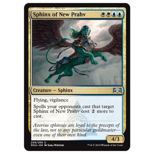 Magic The Gathering - Ravnica Allegiance - Sphinx of New Prahv - 208/259