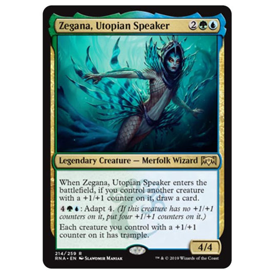 Magic The Gathering - Ravnica Allegiance - Zegana, Utopian Speaker - 214/259