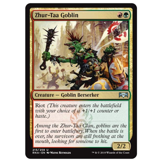 Magic The Gathering - Ravnica Allegiance - Zhur-Taa Goblin - 215/259