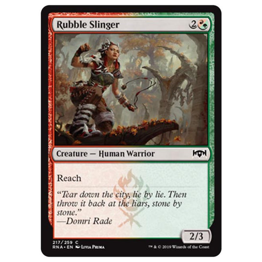 Magic The Gathering - Ravnica Allegiance - Rubble Slinger - 217/259