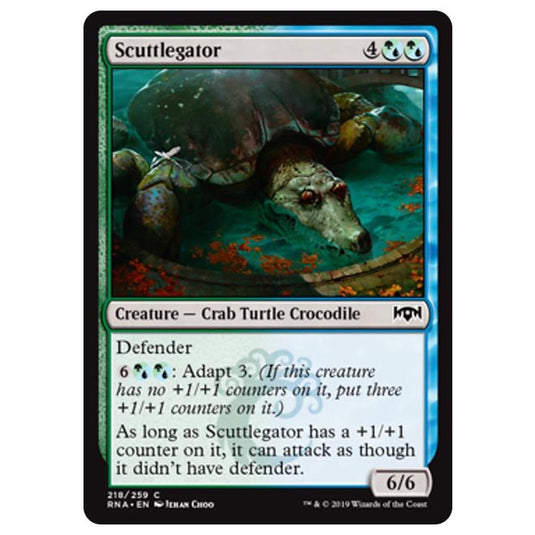 Magic The Gathering - Ravnica Allegiance - Scuttlegator - 218/259