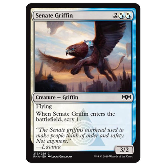 Magic The Gathering - Ravnica Allegiance - Senate Griffin - 219/259