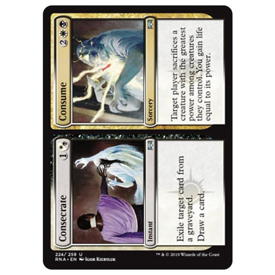 Magic The Gathering - Ravnica Allegiance - Consecrate // Consume - 224/259