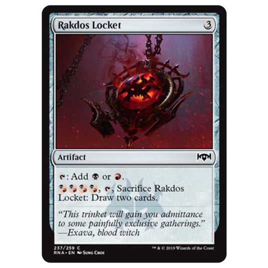 Magic The Gathering - Ravnica Allegiance - Rakdos Locket - 237/259