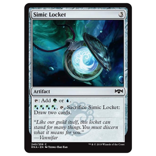 Magic The Gathering - Ravnica Allegiance - Simic Locket - 240/259