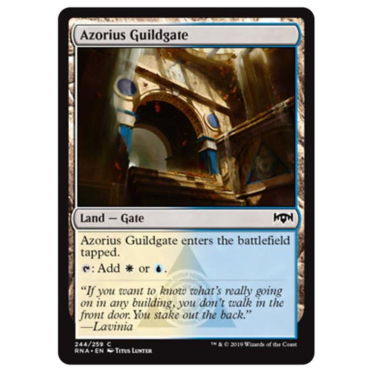 Magic The Gathering - Ravnica Allegiance - Azorius Guildgate - 244/259