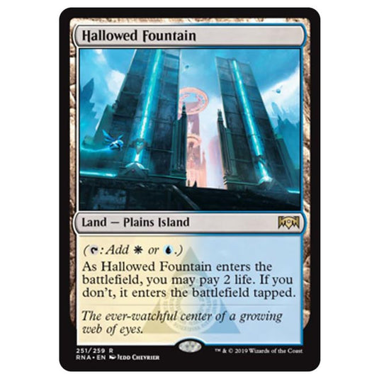 Magic The Gathering - Ravnica Allegiance - Hallowed Fountain - 251/259