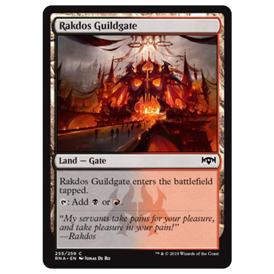 Magic The Gathering - Ravnica Allegiance - Rakdos Guildgate - 255/259