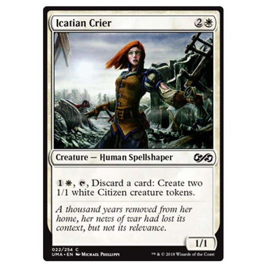 Magic The Gathering - Ultimate Masters - Icatian Crier - 22/254