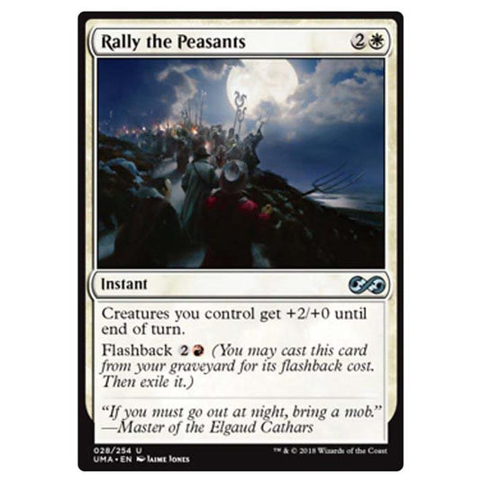 Magic The Gathering - Ultimate Masters - Rally the Peasants - 28/254