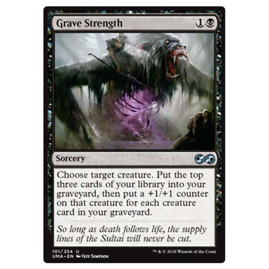 Magic The Gathering - Ultimate Masters - Grave Strength - 101/254