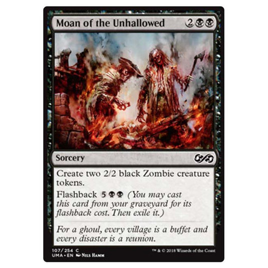 Magic The Gathering - Ultimate Masters - Moan of the Unhallowed - 107/254