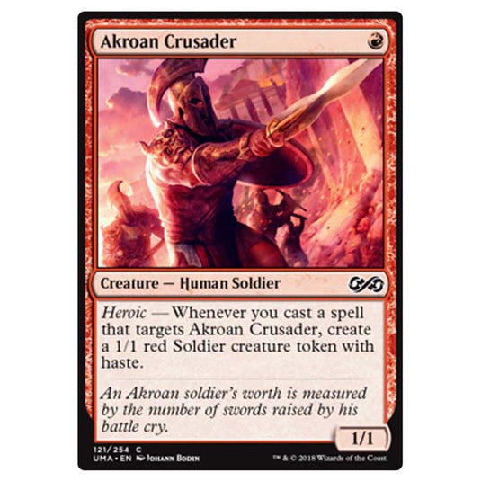 Magic The Gathering - Ultimate Masters - Akroan Crusader - 121/254