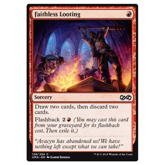 Magic The Gathering - Ultimate Masters - Faithless Looting - 128/254