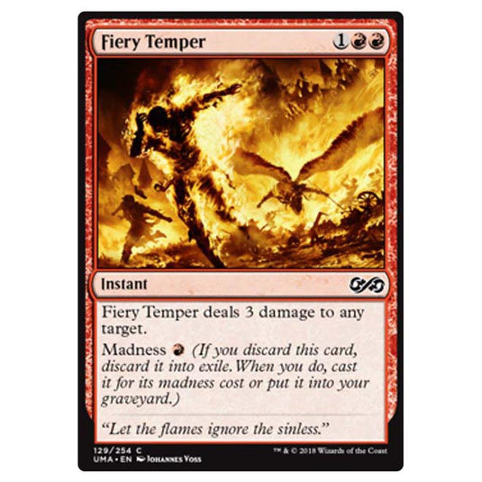 Magic The Gathering - Ultimate Masters - Fiery Temper - 129/254