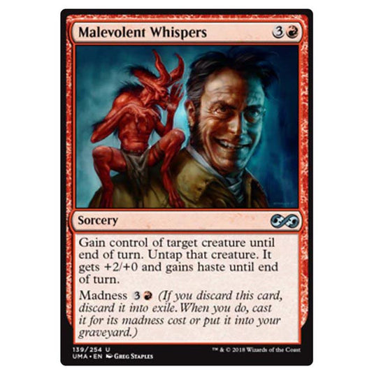 Magic The Gathering - Ultimate Masters - Malevolent Whispers - 139/254