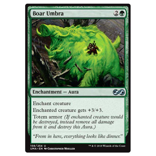 Magic The Gathering - Ultimate Masters - Boar Umbra - 158/254