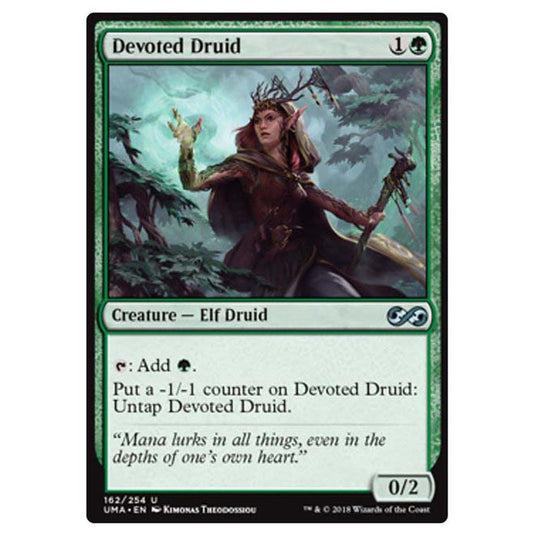 Magic The Gathering - Ultimate Masters - Devoted Druid - 162/254